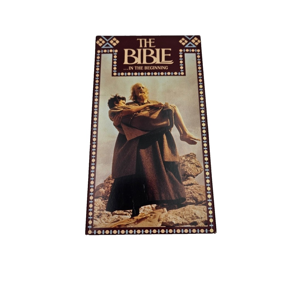 The Bible In The Beginning VHS 2 Tape Set Religious Drama Fox Video
